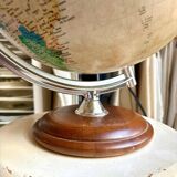 World map, Tecnodidattica illuminated globe with magnifying glass