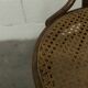 1920s curved wooden cane bistro chair