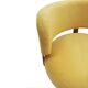 Chaises Bauhaus italiennes par Pizzi Arredamenti, cadre en acier et velours jaune, 1970