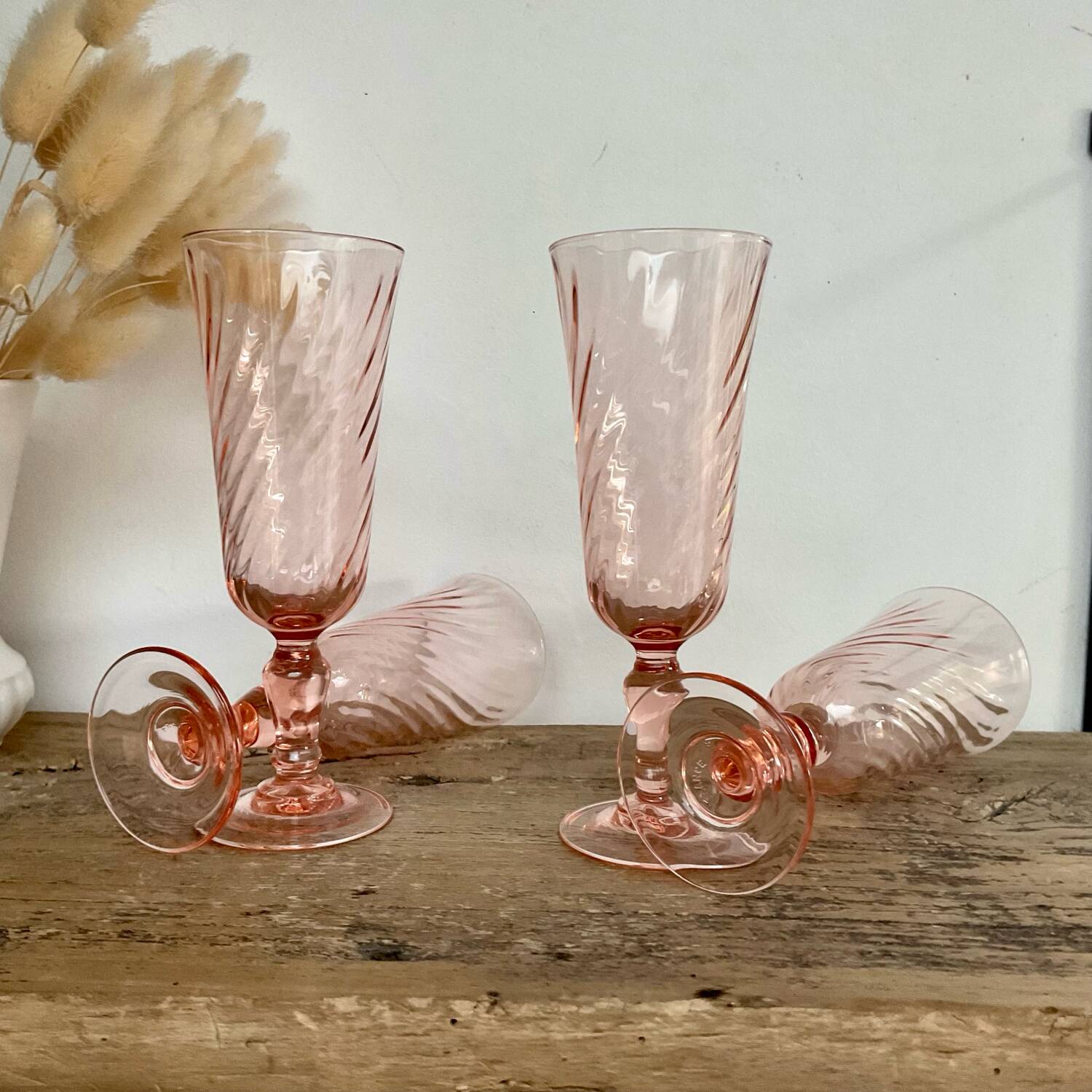 4 vintage Rosaline flutes