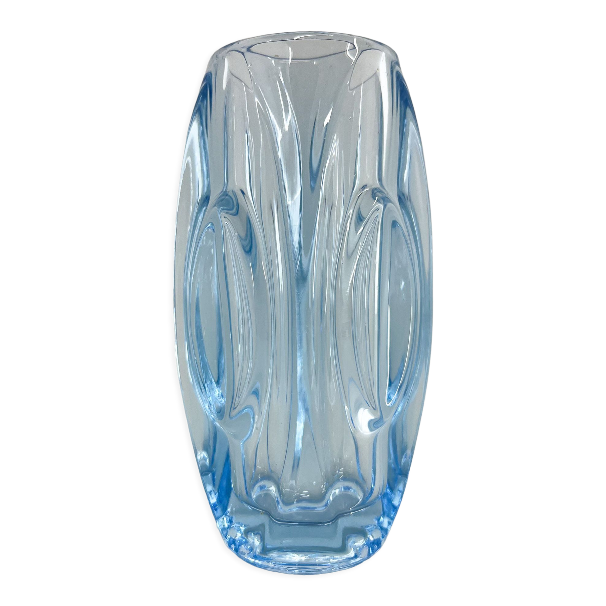 Glass Vase by Rudolf Shrotter for Sklo Union, 1950's