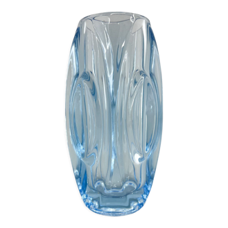 Vase en verre par Rudolf Shrotter pour Sklo Union, années 1950