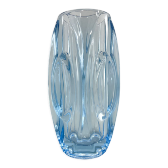 Glass Vase by Rudolf Shrotter for Sklo Union, 1950's
