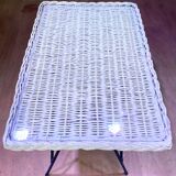 Rattan coffee table