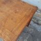 Oak desk table 1950 2 drawers -1m30