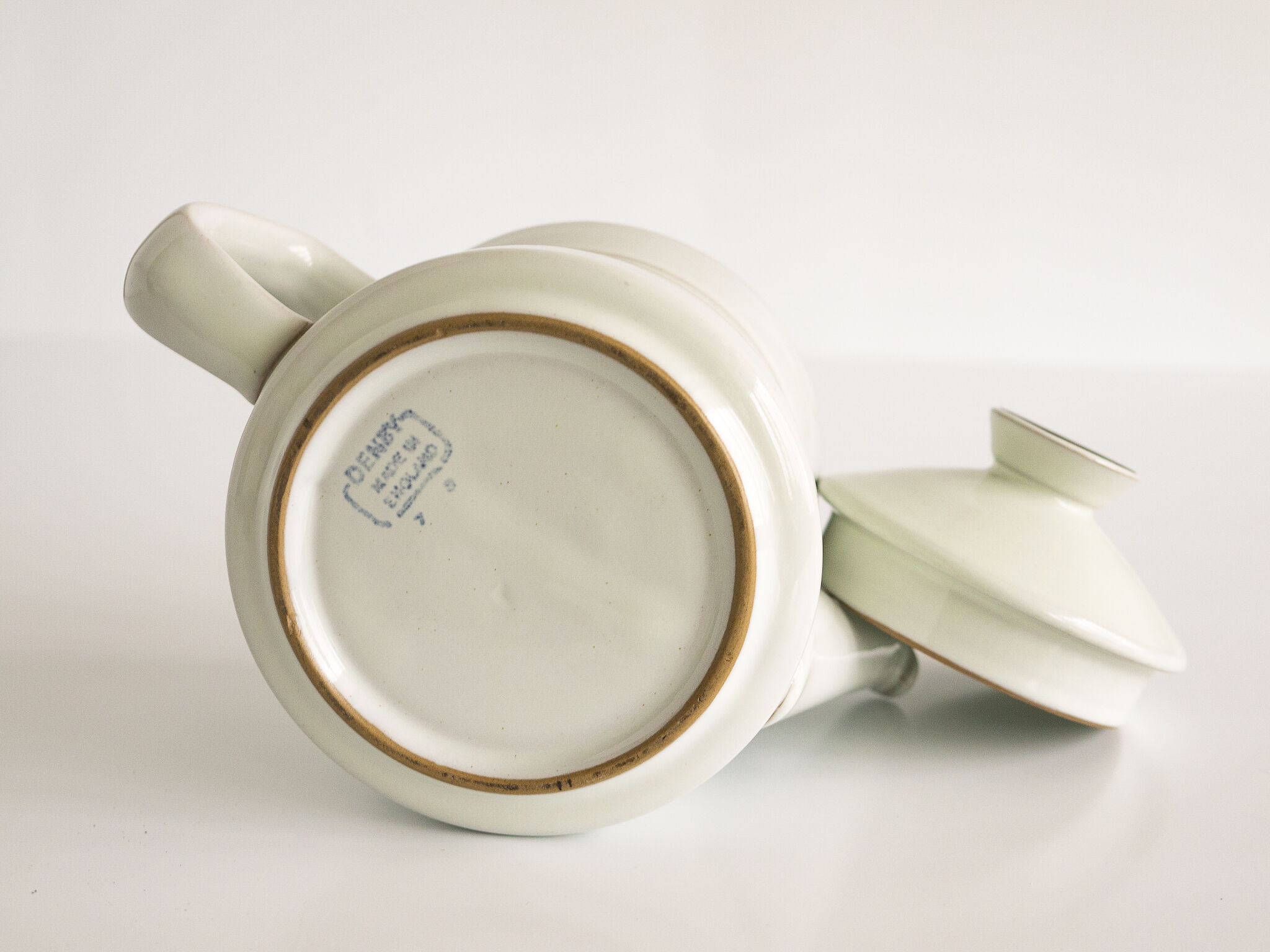 Denby sandstone teapot