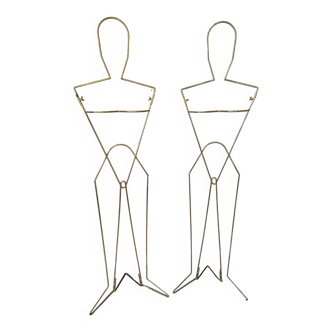 Pair of Brass Mannequins