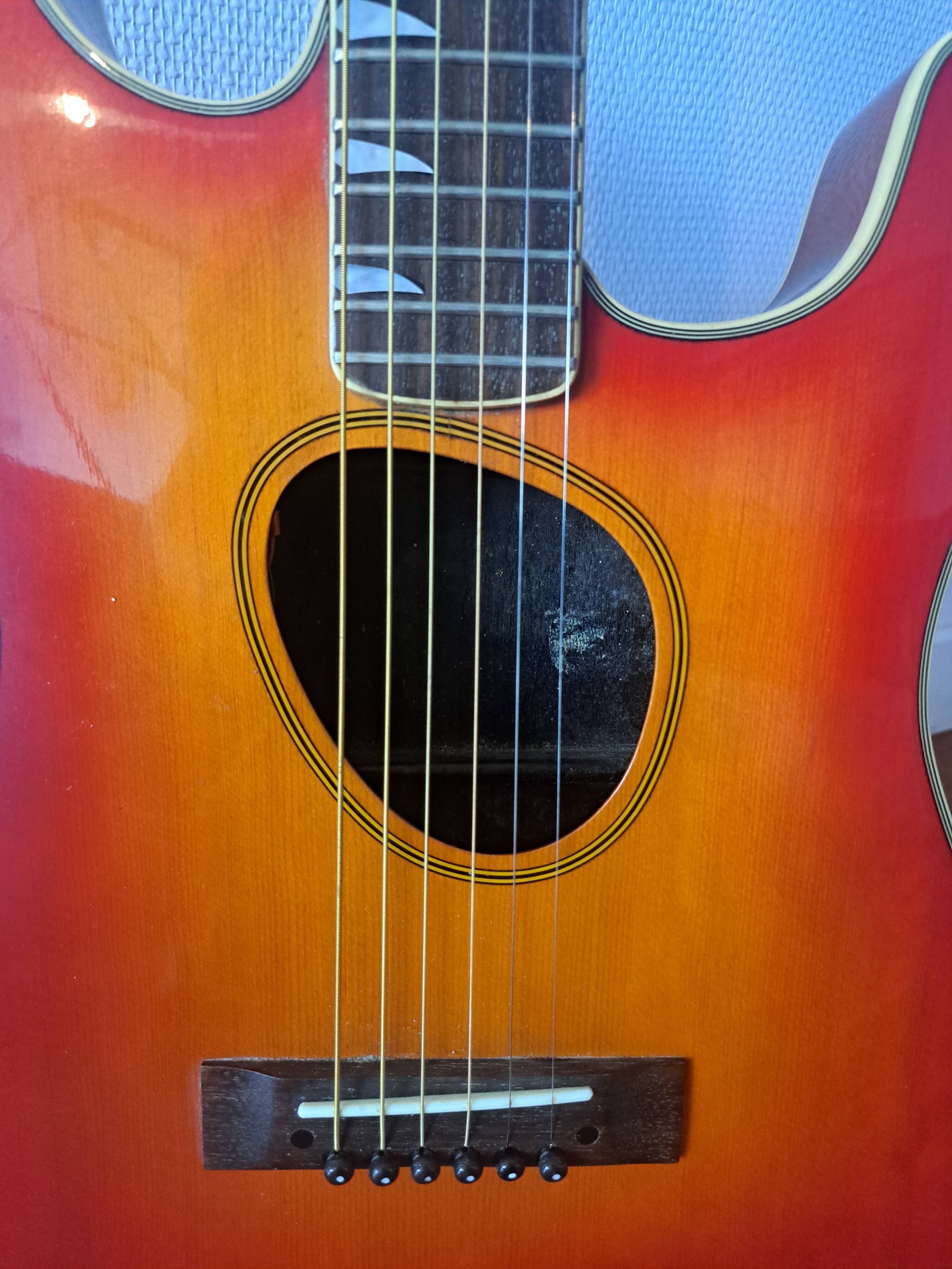 Kramer electro-acoustic guitar ferrington series usa,1986