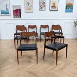 8 chaises Niels Otto Moller