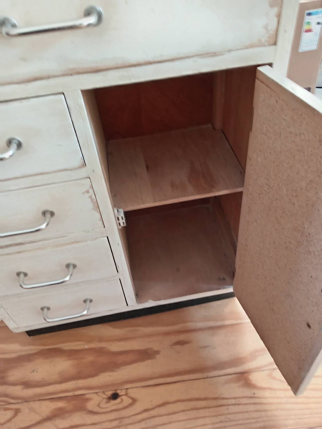 Meuble de métier vintage à 6 tiroirs