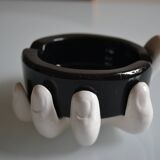 Post-modernist ashtray in the shape of a hand from the 1980s