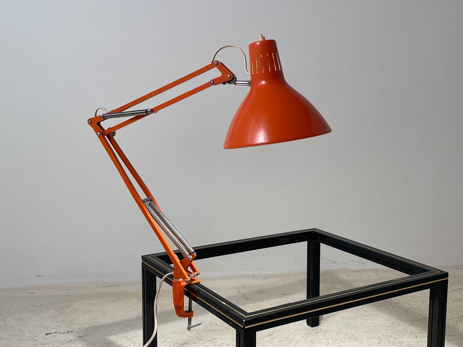 Luxo Regent lamp 1960 orange