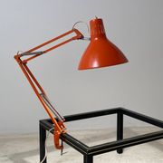 Luxo Regent lamp 1960 orange