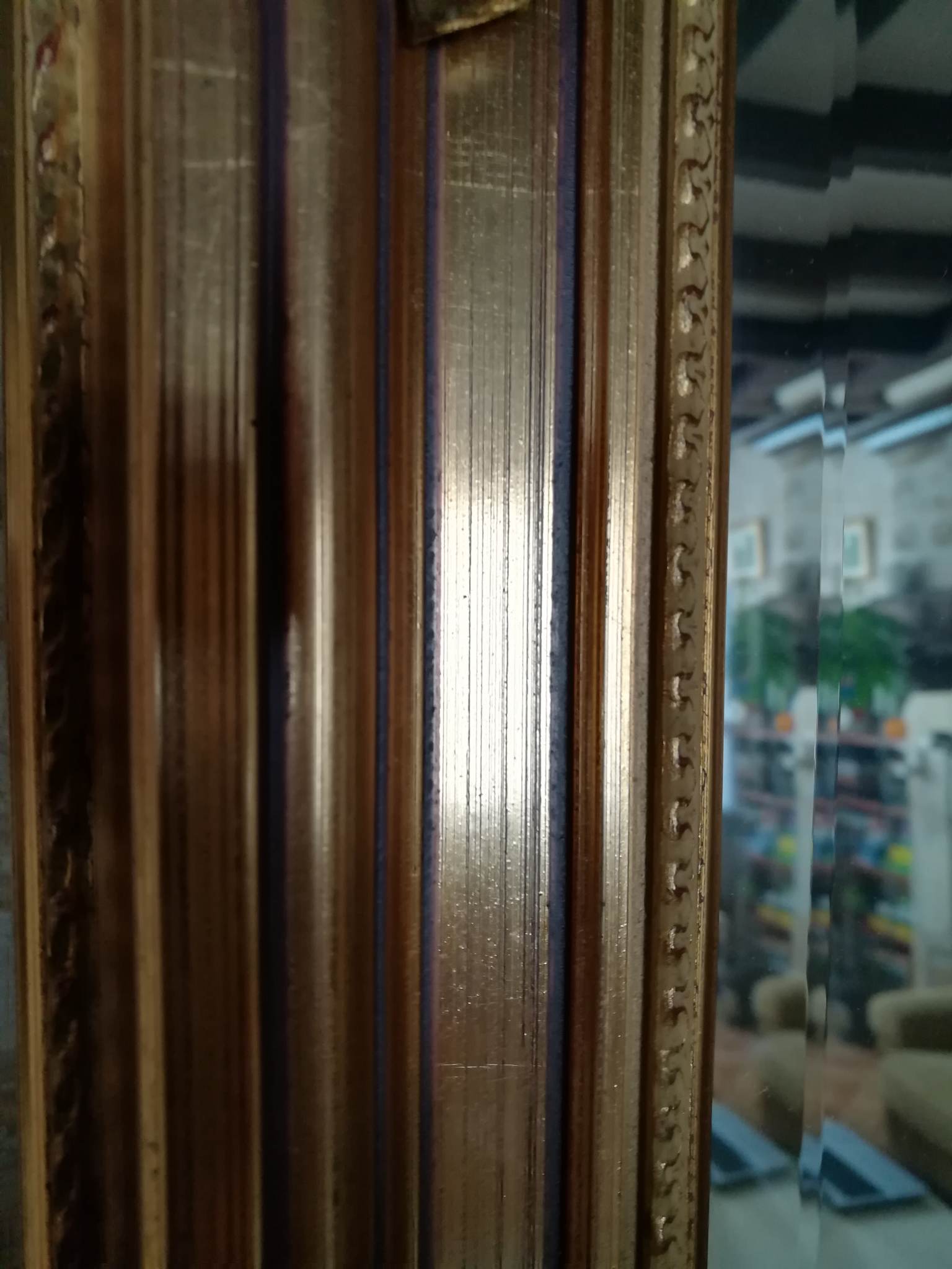 Miroir doré