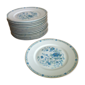 Set of 15 flat plates Haviland model Nanjing