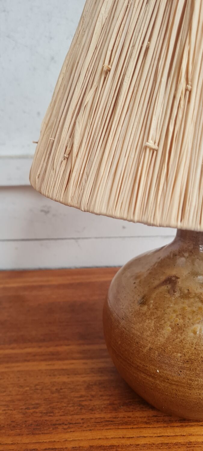 Lampe en grès circa 1950