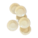 Set of 6 old earthenware soup plates, cream color and gilding Digoin Sarreguemines ACC-7157