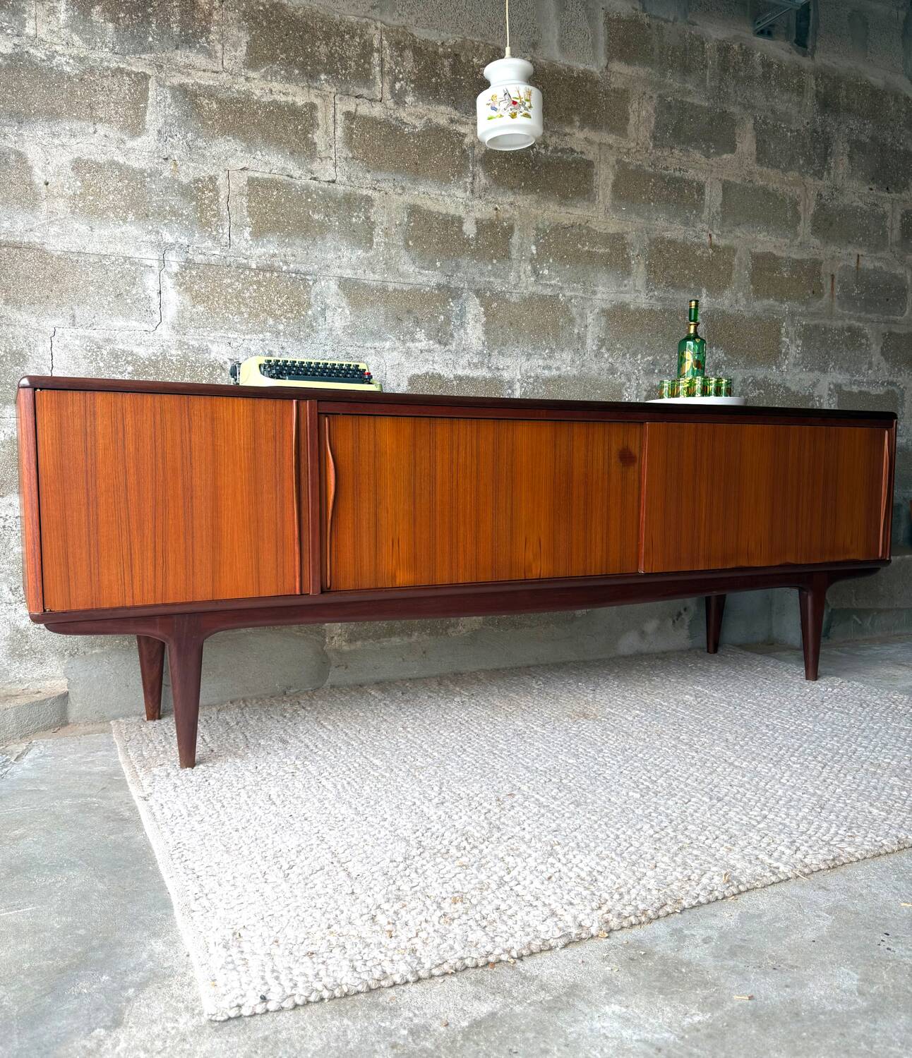 Scandinavian enfilade in teak, solid wood, 1960s/70s.