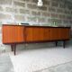 Scandinavian enfilade in teak, solid wood, 1960s/70s.