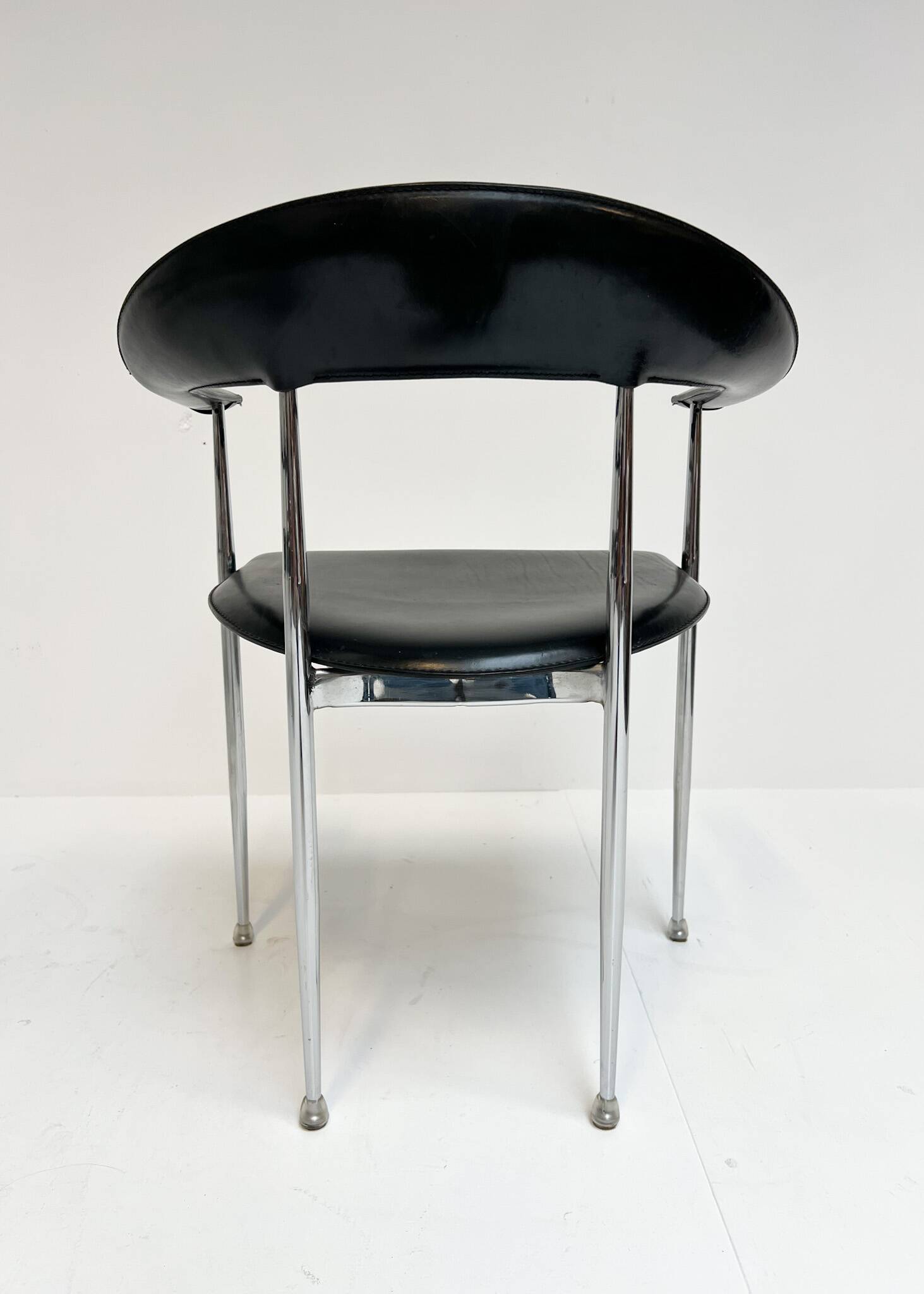 Ensemble de 6 chaises P40 de Giancarlo Vegni pour Fasem, années 1980