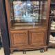 Display cabinet with 2 sliding doors