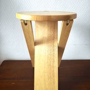 Folding wooden stool 1980