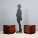 Paire de tables de chevet vintage design Ico Parisi Italie années 1960