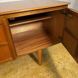 Mid Century Retro Teak Sideboard by Nathan 1960  Squares Danish Design