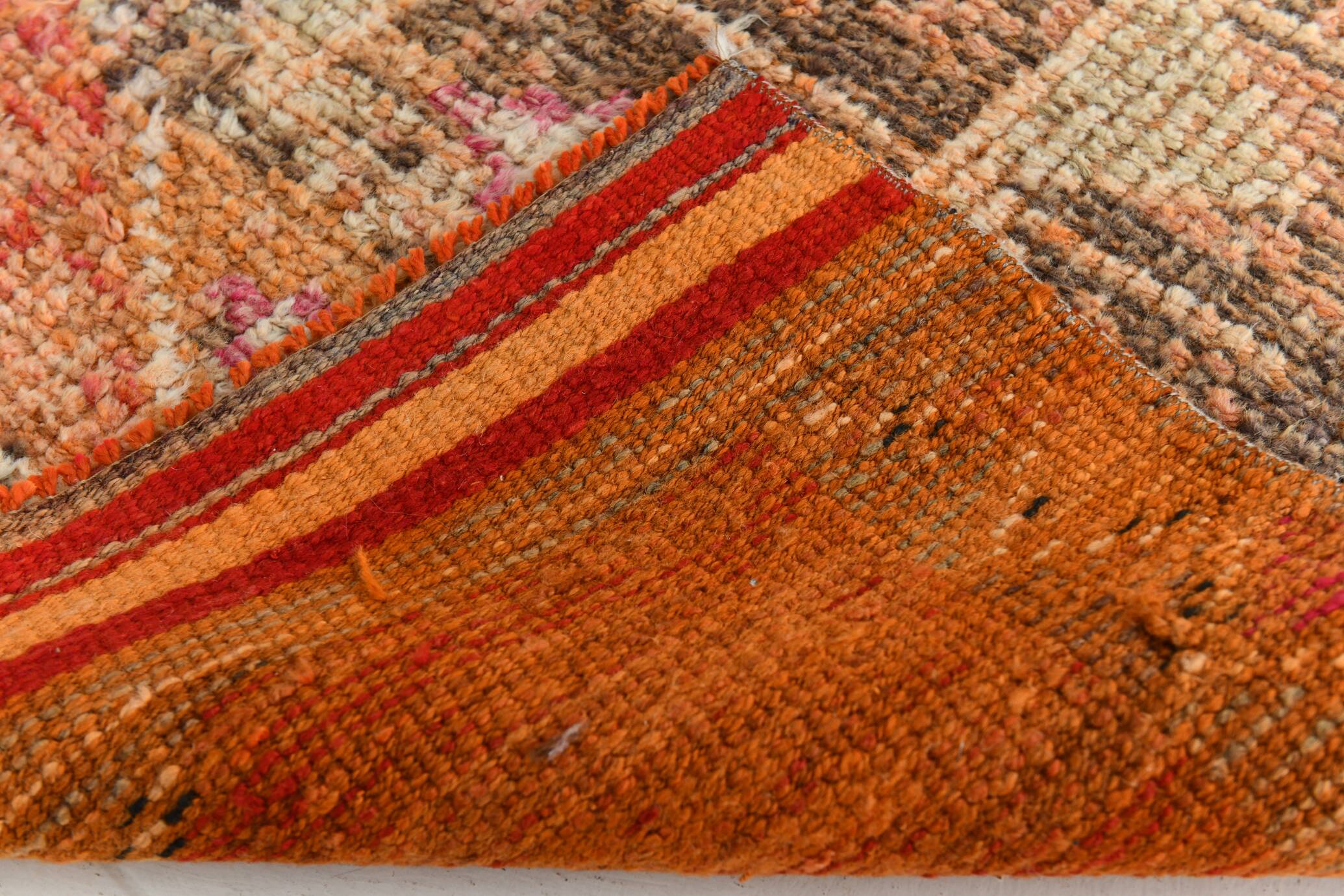 Tapis de couloir vintage aux couleurs douces, 91 x 295 cm