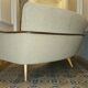 Set arc + 2 chairs 50s 60s Danish sofa good condition