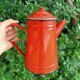 Retro enamel coffee pot