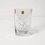 Vase ovale en cristal, Bleikristal, Allemagne, années 1960