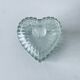 Glass heart candy box