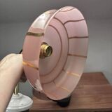 Pair of pink wall sconces