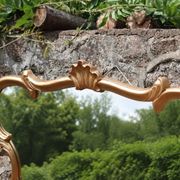 Large wall mirror with golden stucco mouldings – Louis XV Rococo style – 124