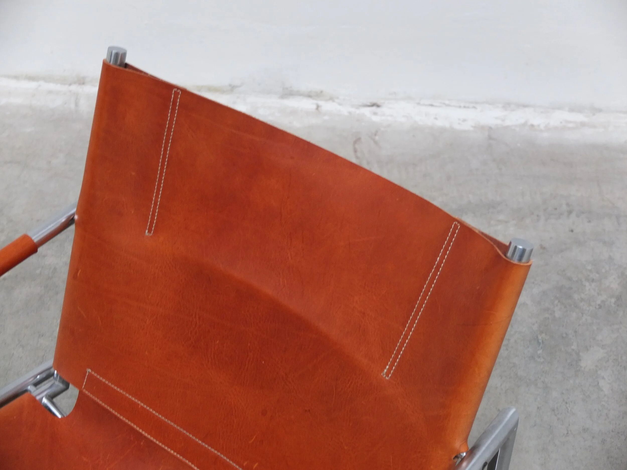 Cognac leather 'SZ02' lounge chair by Martin Visser for 't Spectrum, 1960