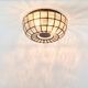 Large Mid-Century Glass Ceiling Light from Limburg, Germany, 1960s