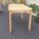 Birch wood bench Alvar Aalto Artek 80s