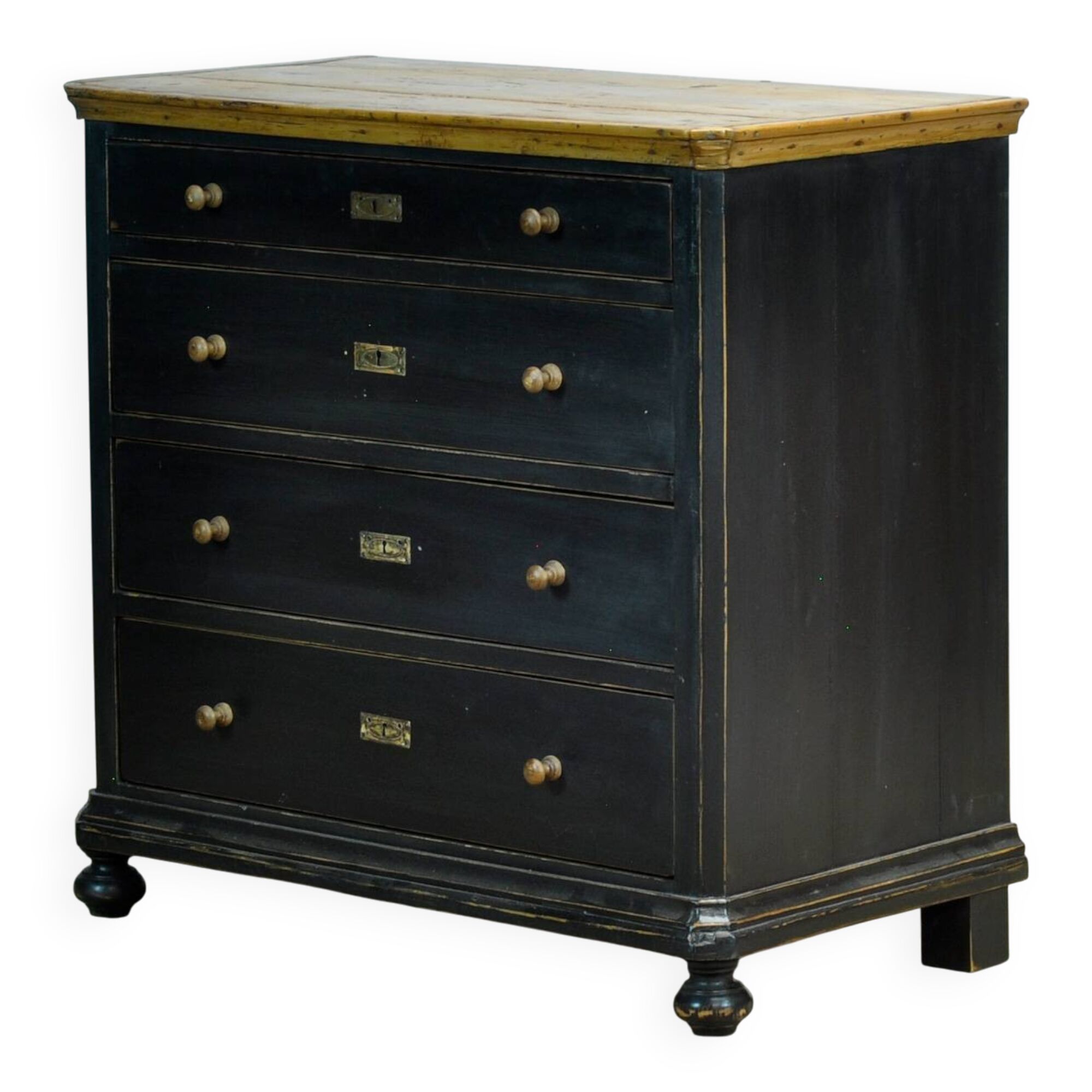 Commode en pin, années 1910
