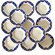 Assiettes creuses Badonviller Saint Gabrielle 1900