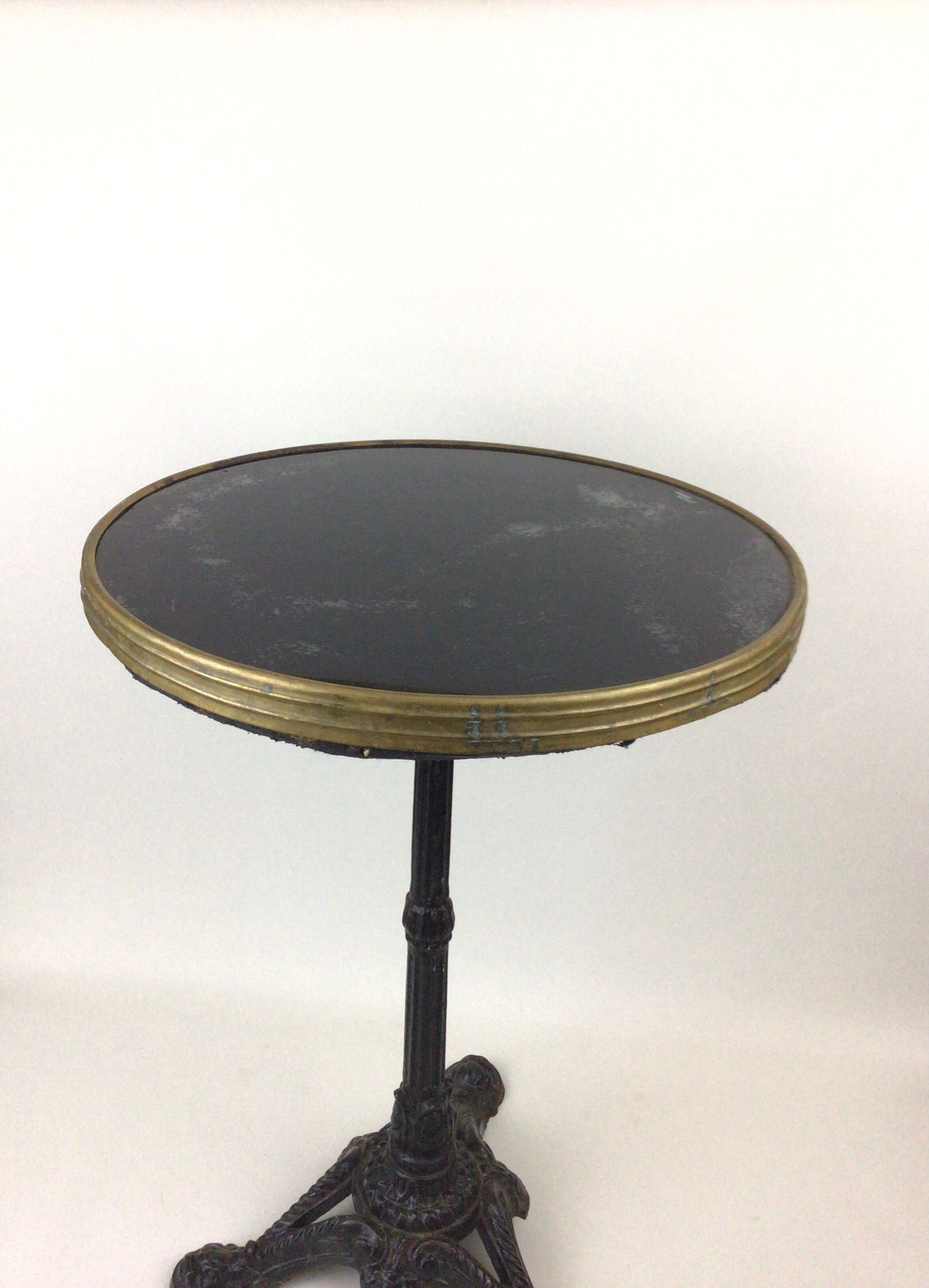 Bistro table cast iron legs