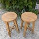Paire de tabourets