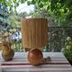 Lampe vous et raphia vintage