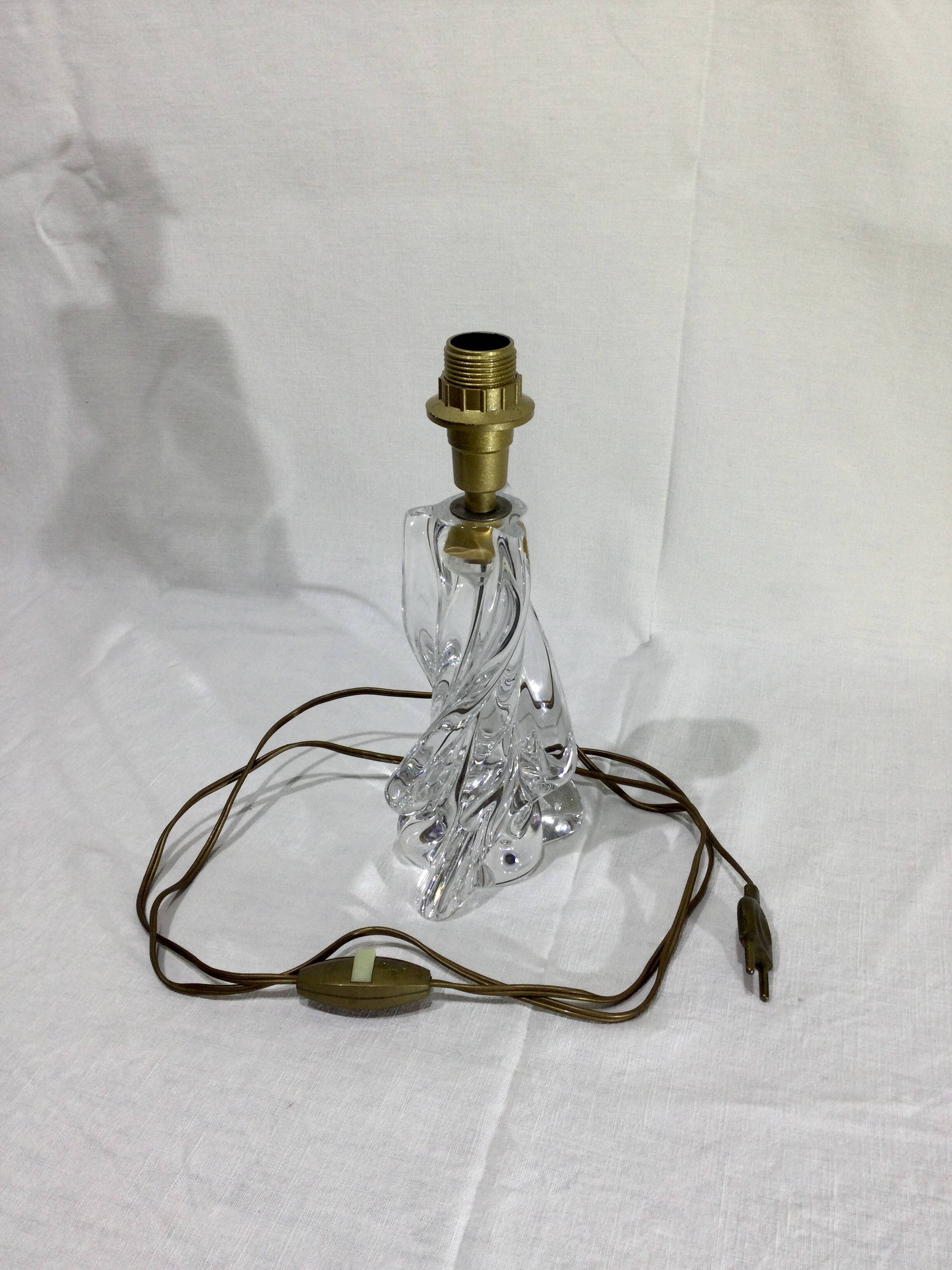 Sèvres crystal lamp base