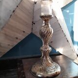 Candle holder eglomized glass