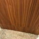 Buffet Box storage cabinet vintage blond walnut 1960-80's