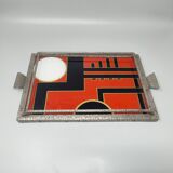 1930s Exquisite Art Deco Geometric Tray. Made in France