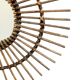 1960s Rattan Sun Mirror France