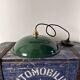 Green opaline pendant light