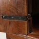 Antique double-bodied buffet, early 17th century, walnut doors.